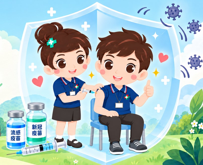 流感疫苗與新冠疫苗,年度接種開始!