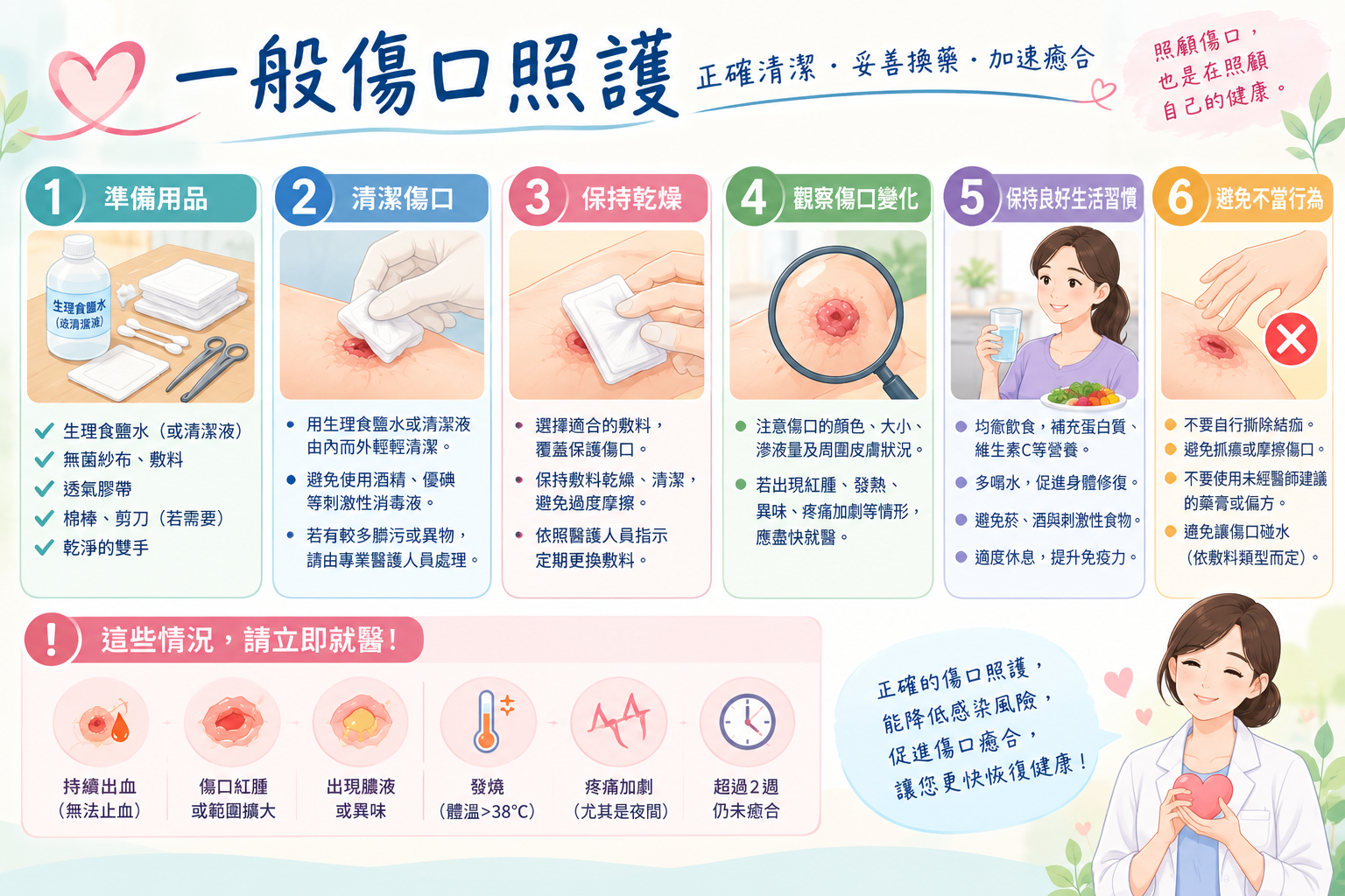 傷口照護10問